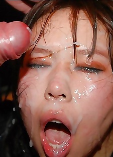japanese sex pics Huge sticky japanese bukkake facial -, Naughty Asians 