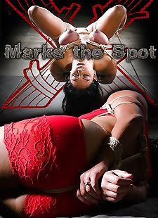  sex pics Maxine x busty in red is rope bound, Jack Hammer , big tits , high heels 