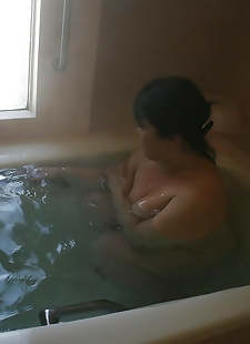  sex pics Mature brunette Eiko Imamiya enjoys, bath , bbw  mature