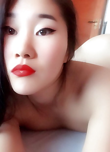  sex pics Hot Asian teen Katana takes a selfie, shorts , amateur  outdoor