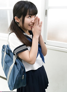 japanese sex pics Japanese schoolgirl in pigtails, skirt , teen 