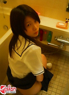  sex pics Asian college girl in uniform showing, hairy , college 
