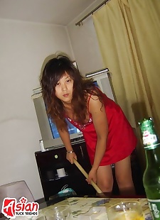  sex pics Fishnet and pantie asian amateur set -, hairy , masturbation 