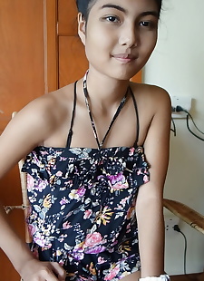 الجنس الهواة صغيرتي الآسيوية في سن المراهقة باو يأخذ قبالة her, amateur 